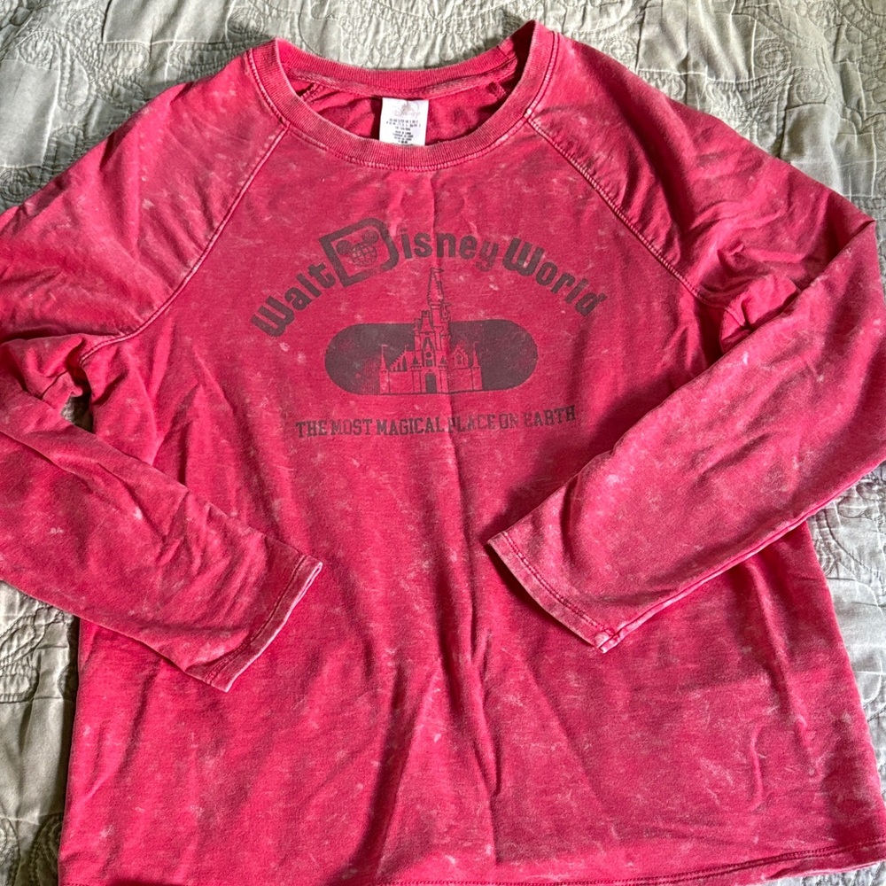 Disney World Red Longsleeve